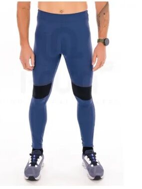 ON RUNNING Tights Long Blue Black Size Small